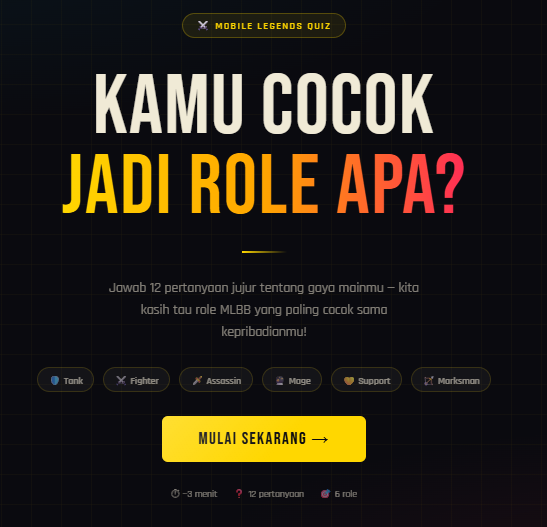 MLBB Role Test