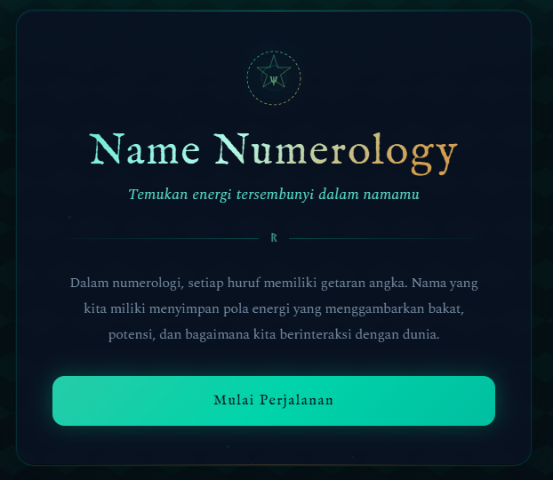 Name Numerology