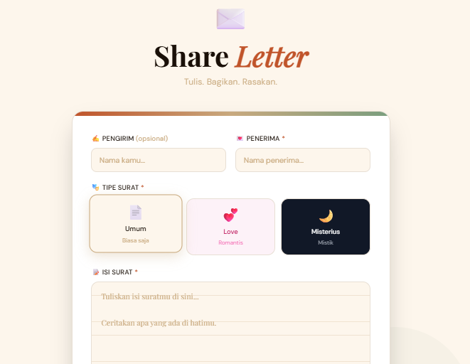 Share Letter