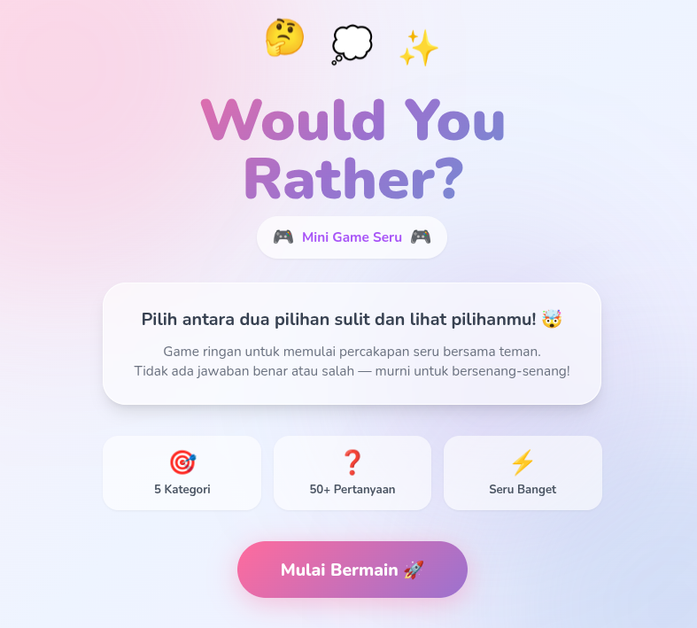 Would You Rather